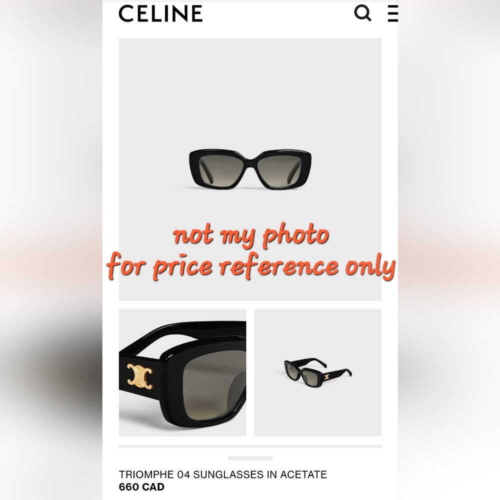 Celine Triomphe Sunglasses - Picture 8 of 8
